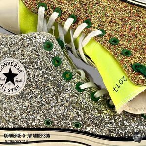 CONVERSE x JW ANDERSON GLITTER GUTTER CHUCK 70 HIGH TOP SNEAKER MEN’S SIZE 10.5